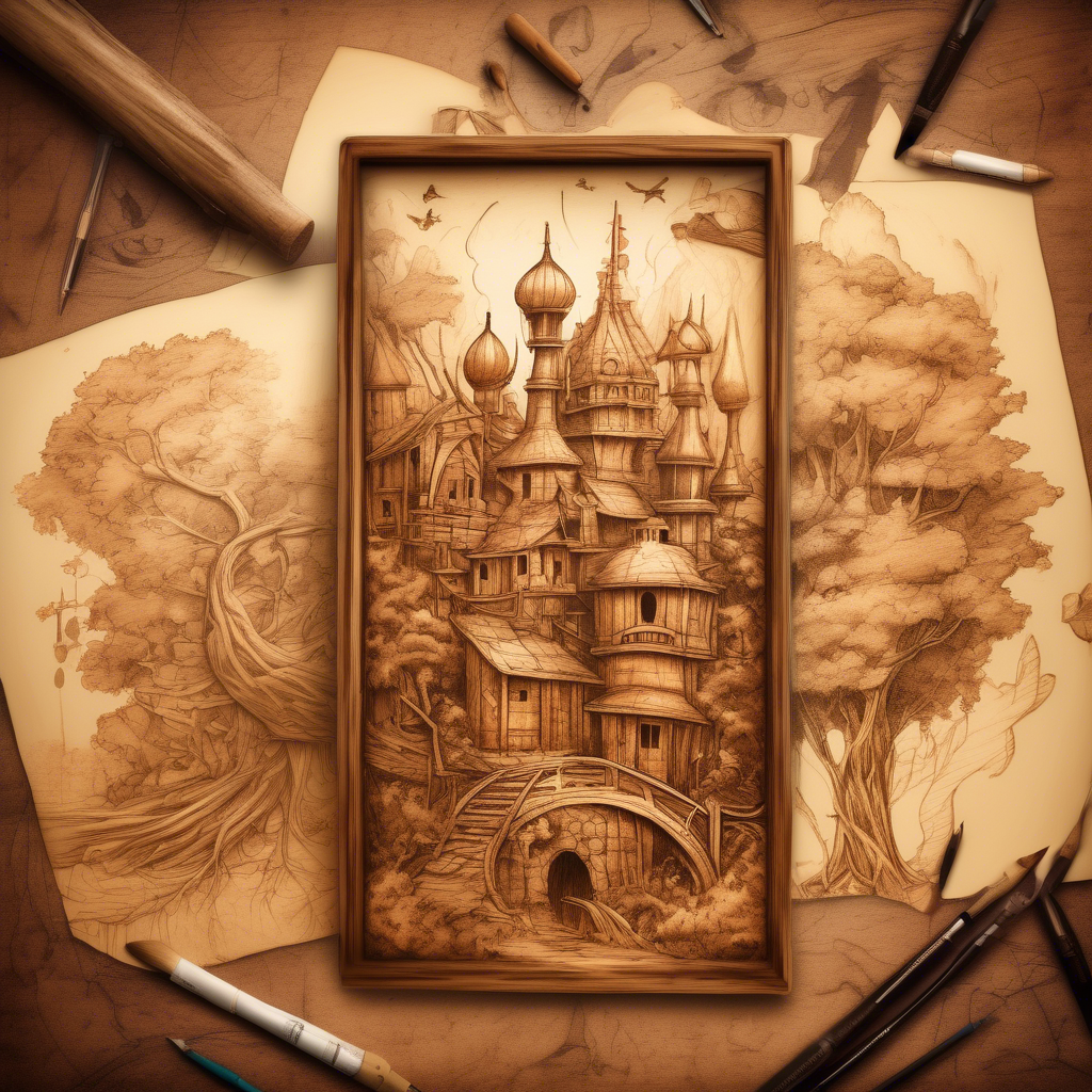 How To Create Depth And Dimension In Pyrography