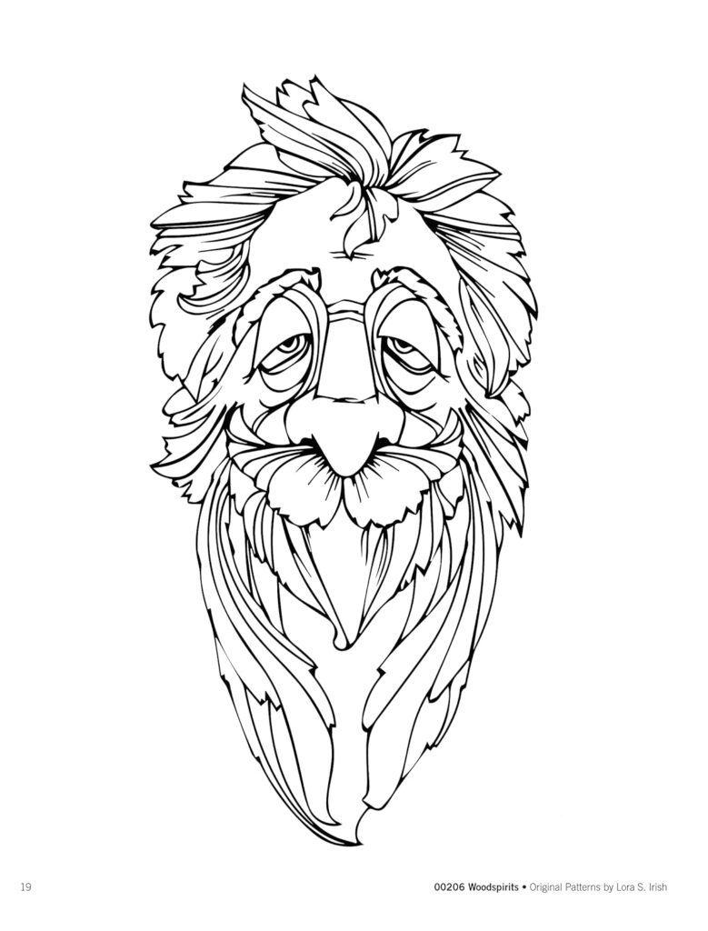 Woodspirits Line Art Patterns for Carving, Pyrography  Crafts (Fox Chapel Publishing) 17 Original Designs by Lora Irish of Green Men, Nature Faces, Oak Leaf Wood Spirits, Friendly Sprites, and More     Paperback – May 31, 2021
