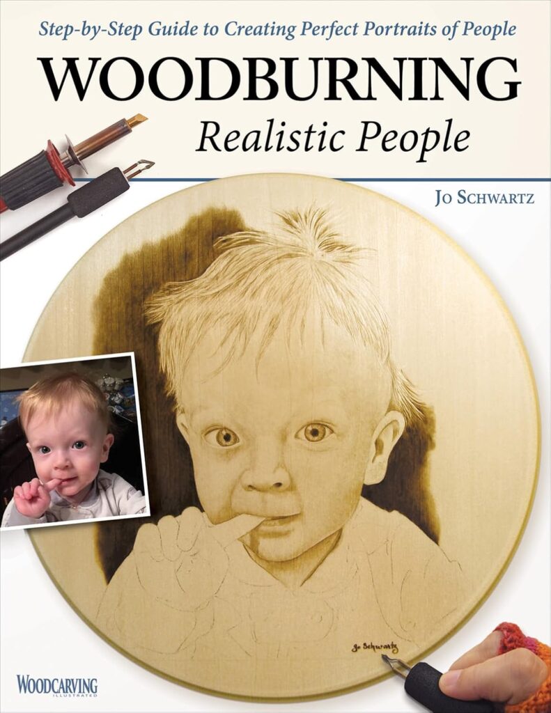 Woodburning Realistic People: Step-by-Step Guide to Creating Perfect Portraits of People (Fox Chapel Publishing) Learn How to Turn a Photo of a Loved One into a Beautiful Pyrography Pattern     Paperback – May 10, 2017