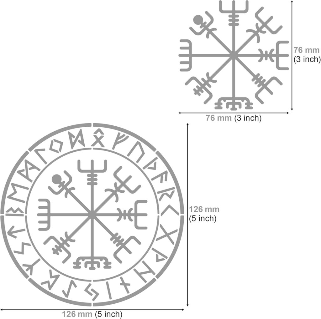 Aleks Melnyk Celtic Compass, Runes