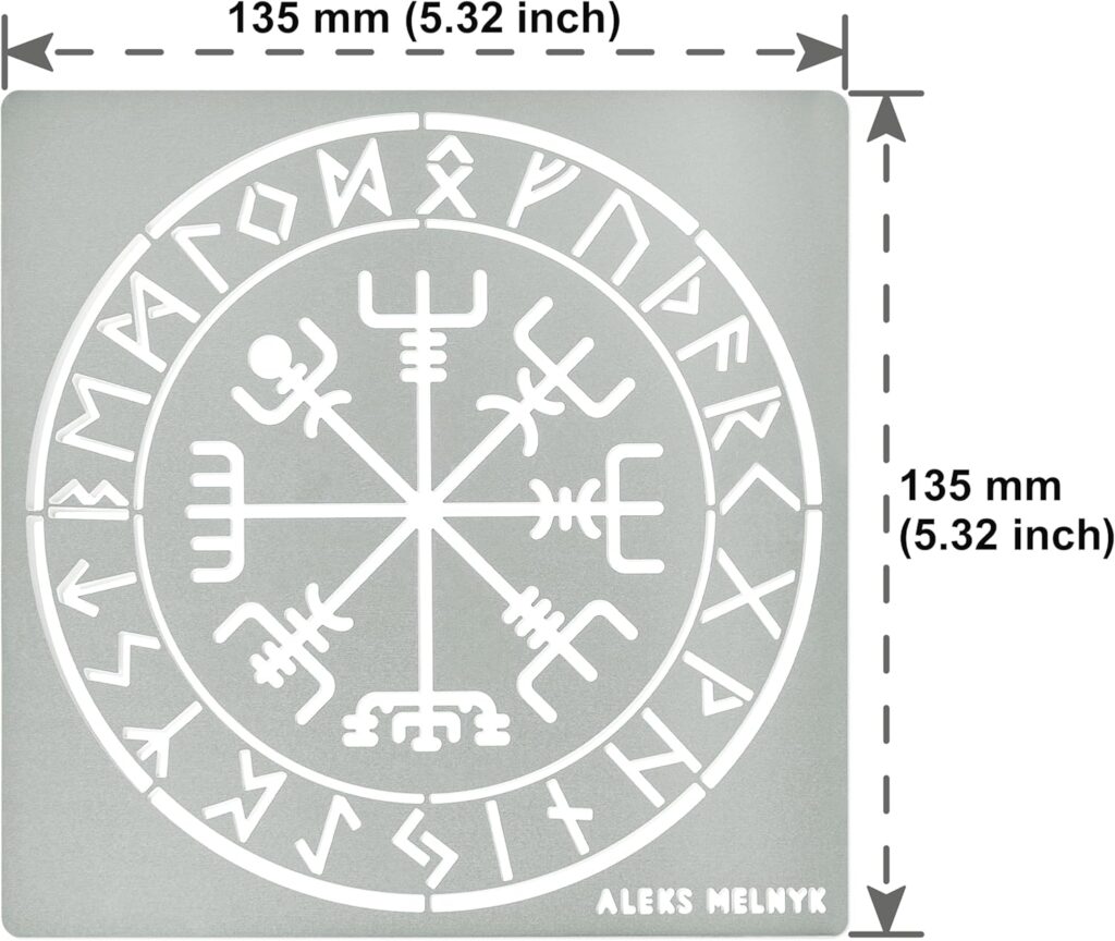 Aleks Melnyk Celtic Compass, Runes