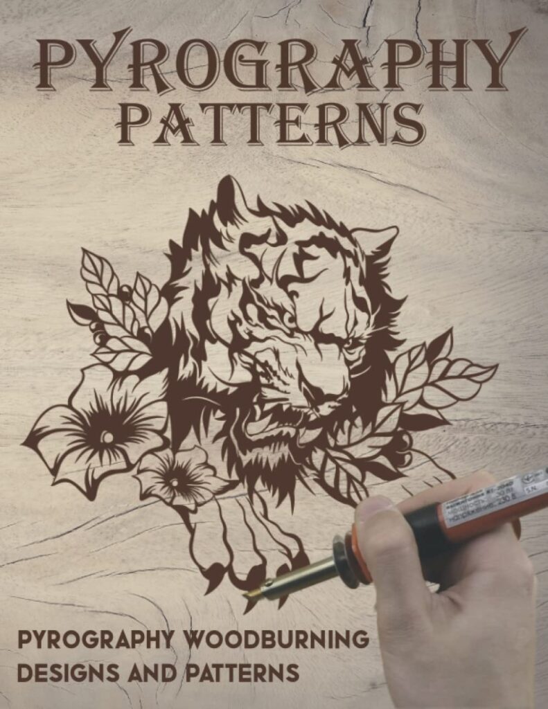 Pyrography Patterns: Pyrography woodburning designs and Patterns, Pyrography Workbook, woodburning designs and patterns from the bookin SVG format free download     Paperback – February 22, 2022