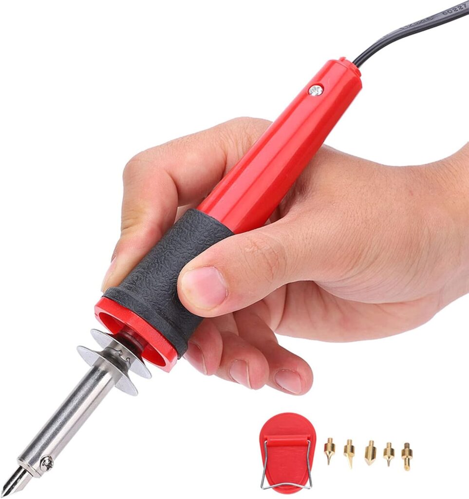 Wood Burning Pen Kit, Professional Electric Soldering Iron Set for Engraving Carving Pyrography